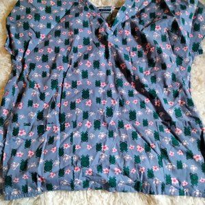 Frogs Scrub Sz L